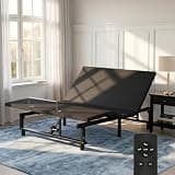 MONNIYU Adjustable Bed Frame King Size for Seniors, with German Motor