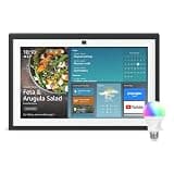 Echo Show 15 with Amazon Basics Smart Bulb