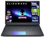 Alienware 18 Area-51 AI Gaming Laptop 18" 120Hz IPS WQXGA Display (Intel Ultra 9-275HX, GeForce RTX 5070 Ti 12GB, 32GB DDR5, 2TB PCIe SSD, RGB KB, 2 Thunderbolt 5, Win 11 Pro) (Renewed)