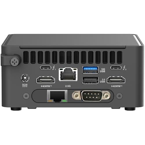 NUC15CRHV5 NUC 15 PRO System with Intel Core Ultra 5 vPro CPU, Dual 2.5G LAN, RS232 COM, Dual-Channel DDR5 Memory, PCIe Gen 4 SSD, and Win 11 PRO - Pre-Assembled and Configured (16GB RAM, 1TB SSD)