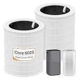 Core 600s-P Air Purifier Replacement Filter Compatible with LEVOIT Core 600S Air Purifier, 3-in-1 Filtration Filter and Activated Carbon 600S/P Filters, Core 600S-RF, 2 Pack