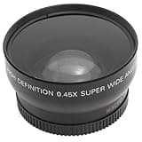 Compatible for Nikon 18-55mm 55-200mm 50mm F1.4 50mm Lenses, 52mm 0.45x Fisheye Wide Angle Macro Lens, Infrared Compatible