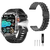PODOEIL 1200mAh Military Smart Watch for Men