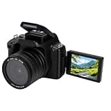 PUSOKEI Waist Level Viewfinder Digital Camera 68MP 4K, 28X Zoom Vlogging Camera with 2.8 Inch Flip Screen, DSLR Mode Dial and Hot Shoe for Photography Beginners