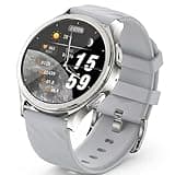 ZiCOWAY H16 Smart Watch - 24/7 Real-Time HRV Heart Rate, Blood Oxygen, Pressure, Temp, Sleep & Stress Monitor, AMOLED Display, Compatible with Android iOS