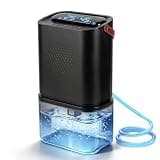 Dehumidifier for Basement - 152oz, 1000 sq.ft, 5.45ft Drain Hose, Ionizer