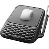 Vaydeer Mouse Pad with Wrist Rest Storage, Ergonomic Support Memory Foam