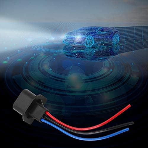 Blaihild H13 Headlamp Wiring Adapter, PVC Plastic, Plug and Play Design, for H13 9008-Male Bulbs, Perfect for Car Enthusiasts and Upgrading Vehicle Lighting
