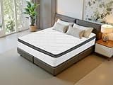 auruge Queen Mattress, 12 Inch Hybrid Queen Size Mattress in a Box, Pressure-Relieving Support & Individually Pocket Springs, Breathable Comfort, Medium Firm Mattresses (12 Inch)