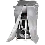 Treadmill Cover 210d Sports Protective Folding Dustproof Indoor Black(Silver,110X95X160cm)