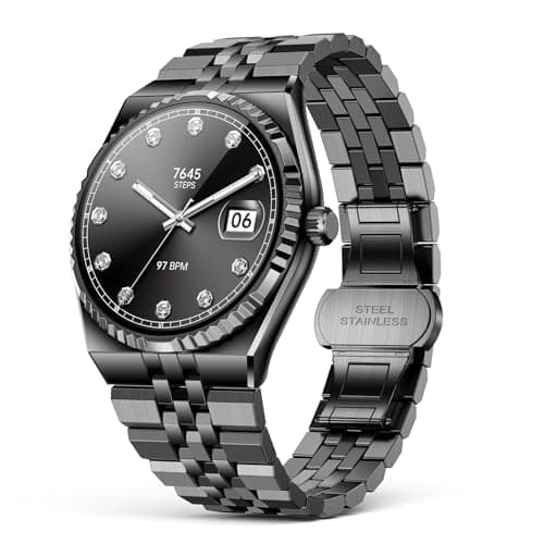 SOUYIE 2026 Smart Watch with Bluetooth Calls, 1.32" AMOLED Display, 160+ Sports Modes Black