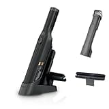 Shark WANDVAC Cordless Hand Vac, Lightweight, Versatile and Portable at 1.4 lbs., Powerful Suction for Pet Hair, Charging Dock, One-Touch Empty for Car & Home, Duster Crevice Tool, Black, WV201BK