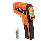 TempPro TP450 2 Laser Temperature Gun for Cooking, 16:1 D:S Ratio Infrared Thermometer Gun for Pizza Oven, Laser Thermometer Gun with Adjustable Emissivity Temp Gun -58 to 1022℉,Gift for Dad Husband