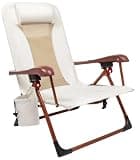 Comfortable Lightweight Folding Camping Chair – Portable Outdoor Seat with Armrests, Sturdy Steel Frame, Breathable Fabric, Perfect for the Beach, Backyard, Camping, Hiking, and Sports Events