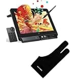 XPPen Artist Pro 14 Gen2 Drawing Tablet with Screen & Artist Drawing Glove 2-Fingers Digital Art Glove (Size L)