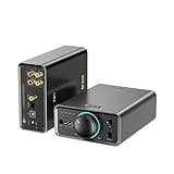 FiiO K7 Full Balanced HiFi DAC Headphone Amplifier AK4493S*2, XMOS XU208 PCM384kHz DSD256,USB/Optical/Coaxial/RCA Inputs, 6.35mm/4.4mm Output (Titanium)