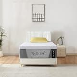 NOFFA Twin Mattress, Gel Memory Foam Mattress, 12 Inch Twin Size Mattresses in a Box, Medium Firm, Pressure Relief, Washable Cover, Non-Slip Bottom, 100 Nights Trial, CertiPUR-US Foam