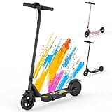 Electric Scooter, 250W Motor, Max Speed 9 MPH, 6.5" Kick Scooter, 3 Speed Modes, LED Display, Max Load 155LBS