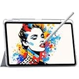 Android Tablet, Stylus & Flip Case Included, 12″ 2000×1200 FHD IPS Eye-Protection Display, Drawing & Note-Taking, 16GB RAM 256GB Storage, Octa-Core Processor, 8000mAh Battery – Gift for Students