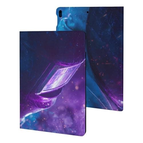 Welder Purple Sparks Flip Case Compatible with iPad Pro Air Mini 2021 2020 2019 9th 8th 7th Generation Holder