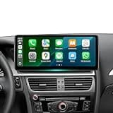 12.3" Android 13 Car Stereo for Audi A4 B8 S4 A5 S5 RS5 (2009-2016)-4G+64G Radio Upgrade, Wireless CarPlay Android Auto, 2400x900 Blue-Ray IPS Screen (for Audi Multimedia System)