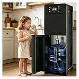 Bottom Loading Water Cooler,Instant Hot Water Dispenser,5-Level Temperature Adjustment,Water Cooler Dispenser for Home