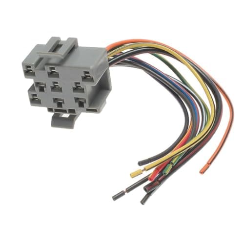 KarParts360 For Ford E-450 Econoline Super Duty 2000 2001 2002 Electrical Connector | Plastic | Metal Contact Terminal | Blade Terminal | Push On Attachment | Polygon Connector | 1 Male Connector
