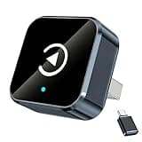 2026 Upgraded Wireless Adapter, Fast Auto-Connect 5GHz WiFi Dongle, Mini Plug & Play for iPhone/Android Auto (Blue)