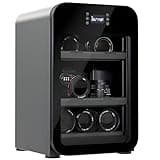 40L Dry Cabinet Camera Digital Dehumidify Electronic Dry Box with LED Lights Noiseless Energy Saving for Camera Lens Electronic Equipment Stamp Tea Jewelry Storage,Precise Humidity Control Black