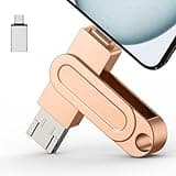 512GB Qainerly Photo Stick for Phone Flash Drive,4in1 Memory Stick for Photos and Videos USB Stick External Storage Compatible for iPhone/iPad/Android/PC