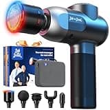 BOB AND BRAD C2 Pro Massage Gun with Heat and Cold Therapy, FSA Eligible & HSA Approved, PT-Developed Deep Tissue Back Massager for Athletes, Men & Women — Birthday & Holiday Gifts