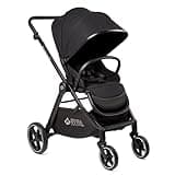 KOOLABABY Reversible Baby Stroller – Foldable Stroller with Parent & World Facing Seat, Multi-Recline & Extendable Canopy – Toddler Stroller