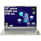 Acer Swift 16 AI Laptop 16" 2k WUXGA OLED Touch Intel 8-core Ultra 7 355 (>Ultra 9 288V Up to 49 Tops) 32GB RAM 4TB SSD Backlit Thunderbolt for Creator Designer Business Professional Win11 ICP Hub