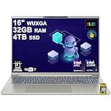Acer Swift 16 AI Laptop 16" 2k WUXGA OLED Touch Intel 8-core Ultra 7 355 (>Ultra 9 288V Up to 49 Tops) 32GB RAM 4TB SSD Backlit Thunderbolt for Creator Designer Business Professional Win11 ICP Hub