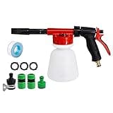 Aumotop Low Pressure Car Washer Foam Kit with Adjustable Ratio Dial, 1000ml Bottle, Ideal for Car Washing and Plant Watering