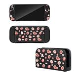 VRUIVR Portable Strawberry Storage Bag for Switch 2 Game Console Anti-Fall Hard Shell With Dock Cover (Black)