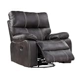 Gray Gliding Recliner