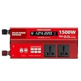 MLMKML Modified Inverter 1000W 1500W 2000W 12VDC to 120V AC with 2 USB Port,PD 22W QC 18W Fast Charging(1500W)