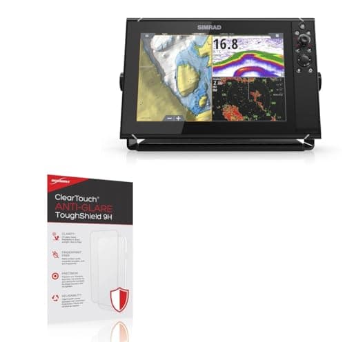 BoxWave Screen Protector Compatible with Simrad NSS12 Evo3 - ClearTouch Anti-Glare ToughShield 9H (2-Pack), Anti-Glare 9H Tough Flexible Film Screen Protector