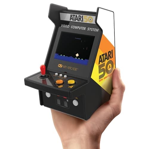 My Arcade Atari Micro Player Pro: 100 Arcade Games, 6.75" Portable Game, Retro Gaming Consoles