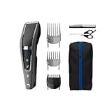 Philips Hair Clipper Series 7000, Washable Hair Clipper with DualCut Technology & 6 accessories, HC7650/14