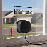 Sirwu No Drill Window Security Camera, 2K 3MP Camera Through Window with Night Vision, Indoor Camera for Home Security, 911 Emergency Call, 5G&2.4G WiFi, AI Motion Detection, 24/7 Recording