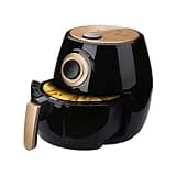 XDSRFVW Air Fryer No Oil Toaster Oven Electric Deep Chicken Pizza Cooker 4.2 Quart, 1350 Watt Hot, Knob Control with 5 Cooking Presets