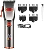 EOYLMIRL Mens Hair Clippers Professional Clipper Men Rechargeable Electric Beard Trimmer Adjustable Haircut Machine Hait Cutting Kit