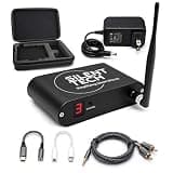 Silent Tech Silent Disco Transmitter TX50RF – 3 Channel RF Audio Transmitter Compatible with RF309 Headphones – Includes Necessary Cables & Adapters