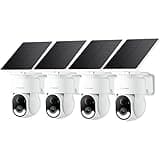 GALAYOU Security Cameras Wireless Outdoor - 2K Outside Battery Home Security Cameras for Front/Backyard, Fence with Spotlight/Siren, AI Human Detection, PIR Sensor, TF Card & Cloud Storage, R6 4 Pack