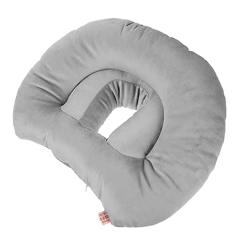 Homoyoyo Comfortable Ergonomic Nap Pillow for Office and Home Plush Face for Desk Napping Portable Design for Travel for School Use