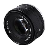 Generic Compact 50mm F1.7 Full Frame Prime Lens Fit for K1 Lightweight Camera Lens for Dreamy Imaging