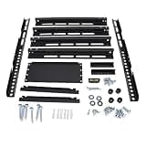 Fixed TV Wall Mount Bracket, Universal Steel TV Mount for 22 to 75 Inch Screens, Low Profile 1.2 Inch Slim Design with 110 lb Capacity for Home and Office Use