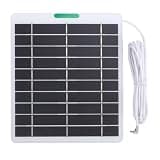 SENECESLI 5W Efficient Solar Panel for Security Camera Doorbell Indoor Outdoor Use Monocrystalline Portable (1)